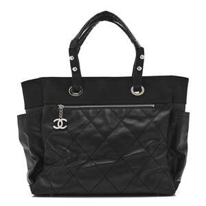 Chanel Coated Canvas Quilted Large #252612C14B